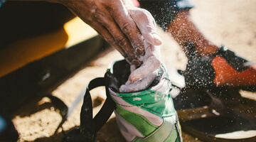Chalk and chalk bag
